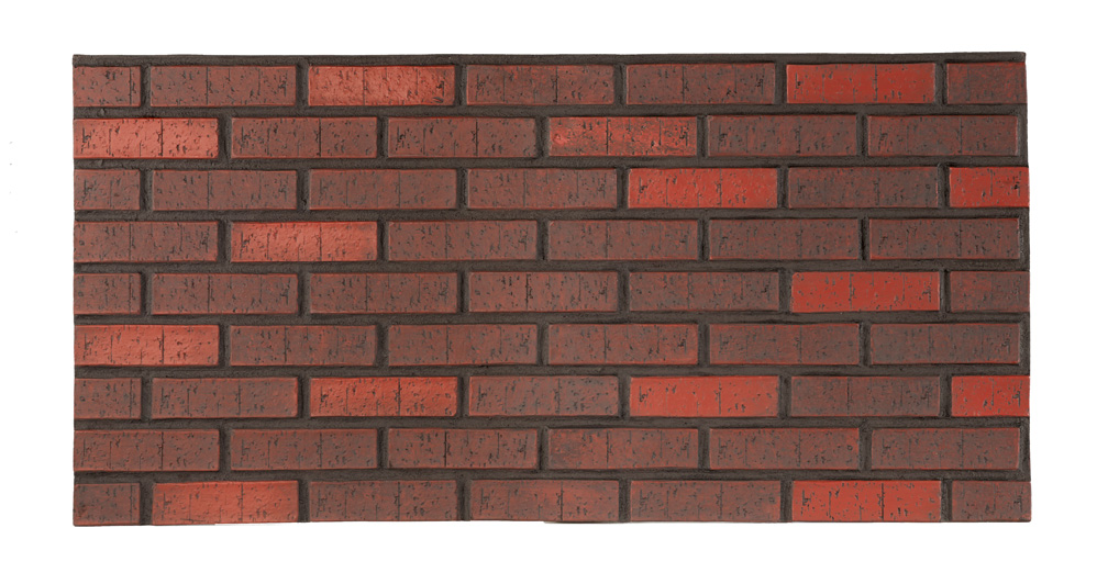 Contemporary Brick - Dark Red - Dark Grout
